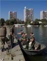 Расклопљен понтонски мост на Лиду